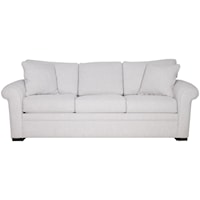 Transitional Queen Sofa Sleeper with Inflatable Mattress